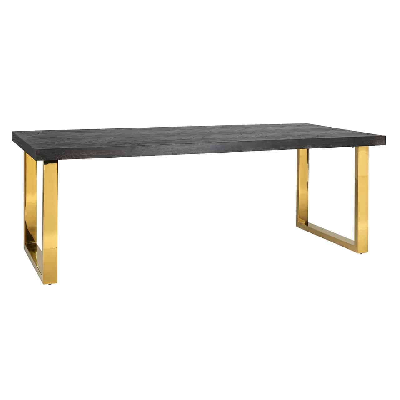 Dining Table Blackbone Gold 220 - Image 3