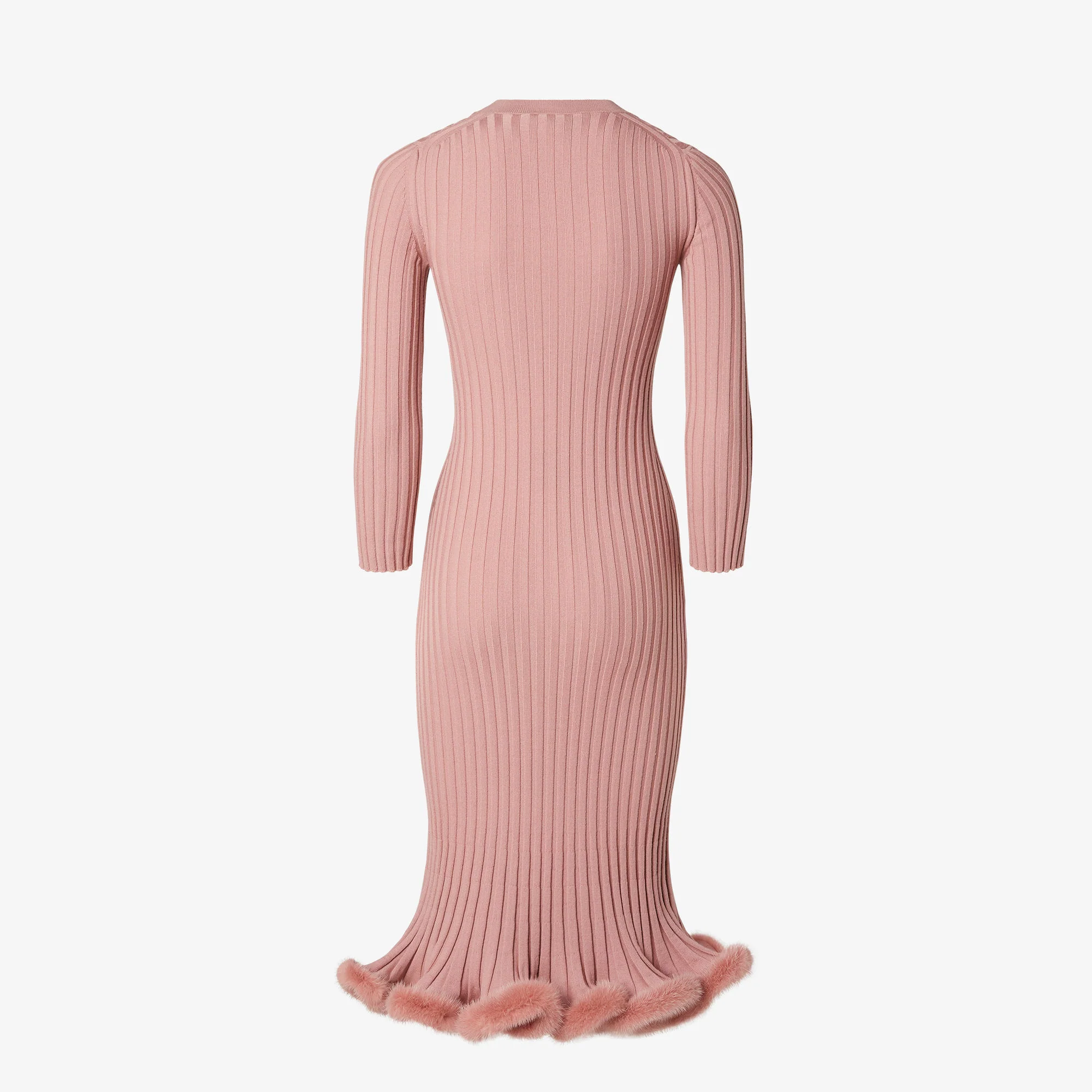 Wool And Mink Dress - Image 3