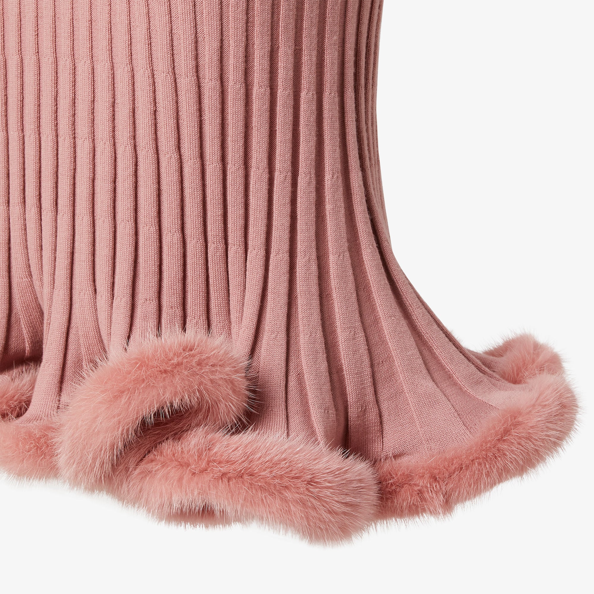 Wool And Mink Dress - Image 4