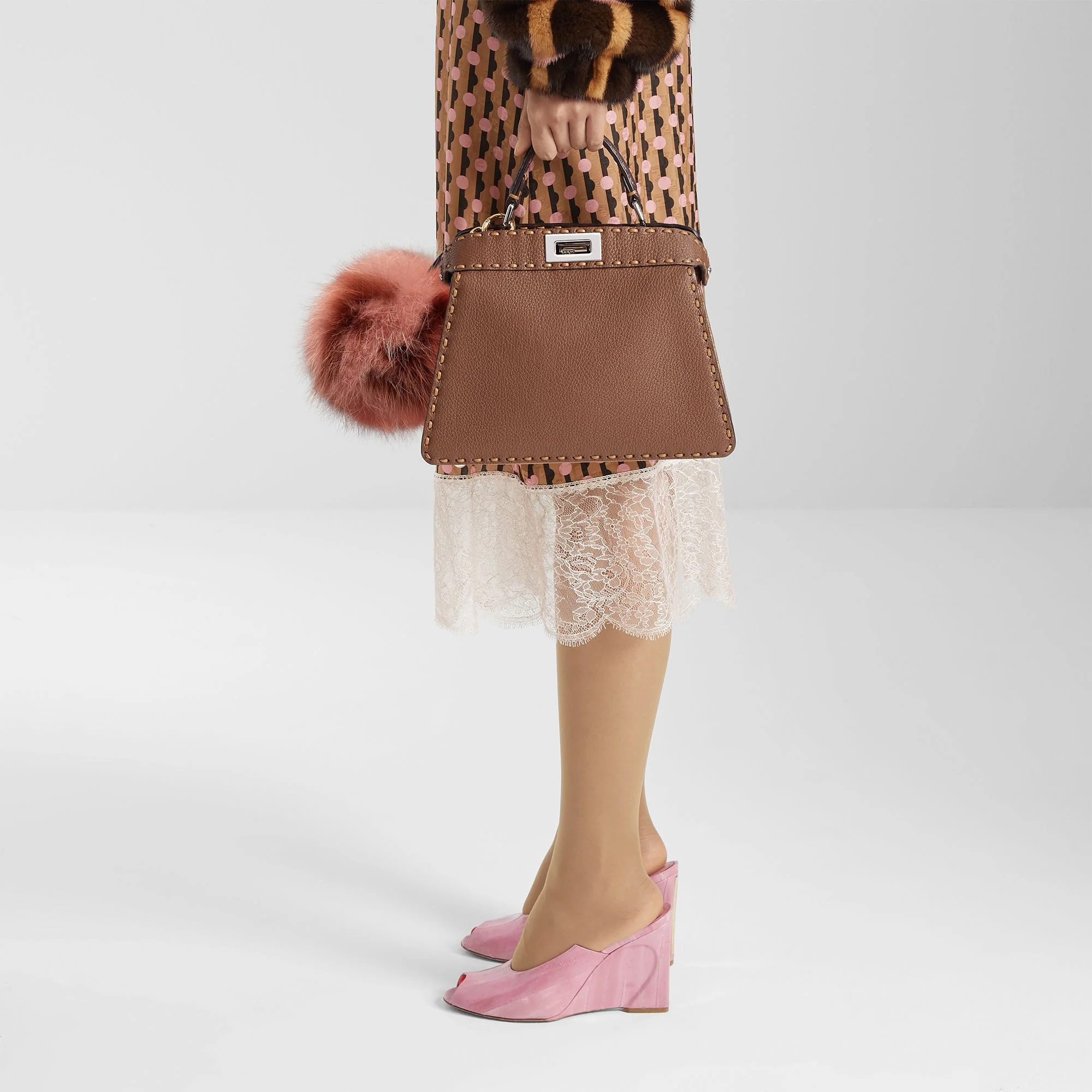 Fendi Arco Leather Sandals - Image 10