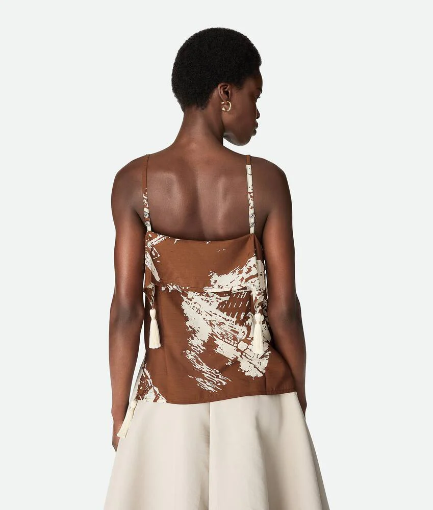 Italian Postcard Silk Top - Image 3