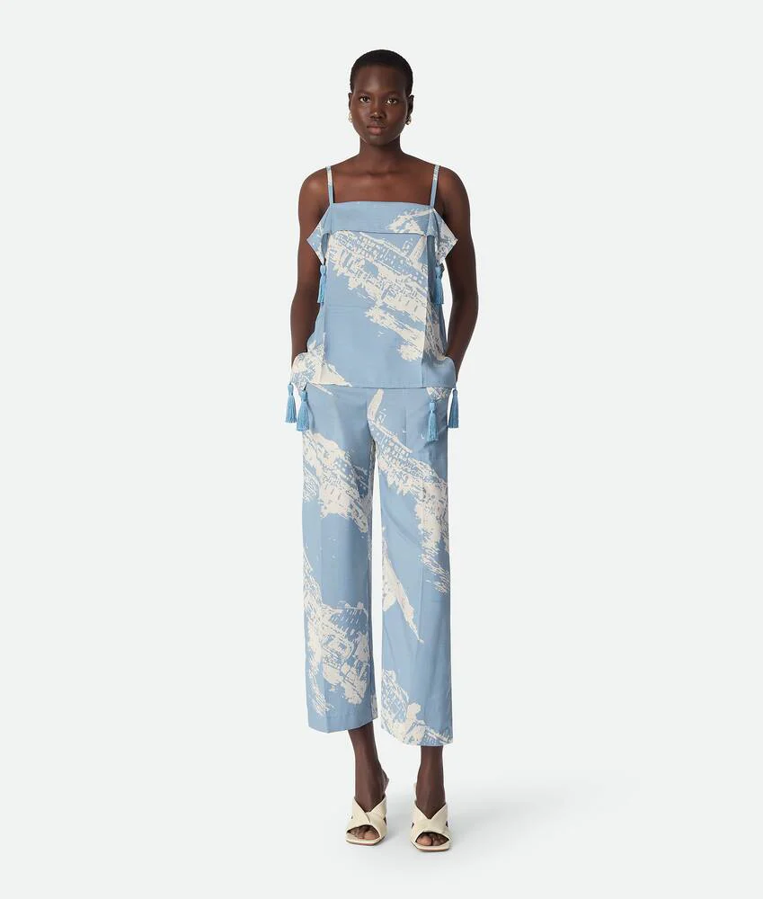 Italian Postcard Silk Top - Image 4