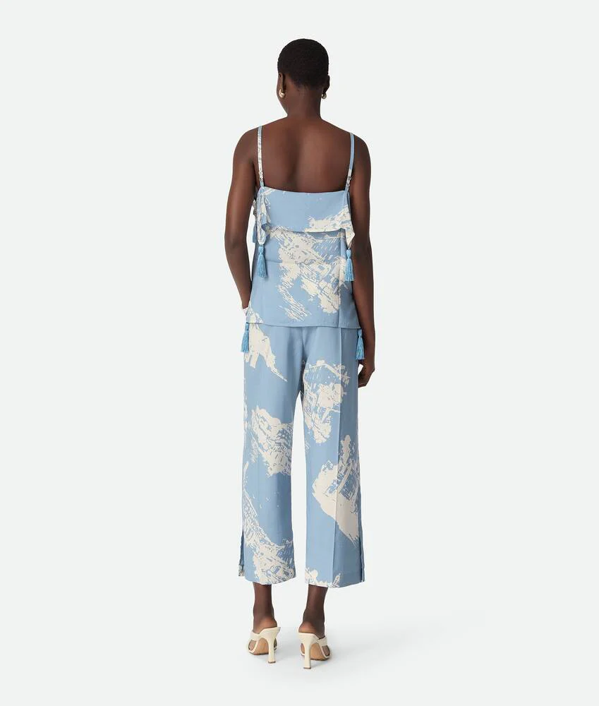 Italian Postcard Silk Top - Image 6