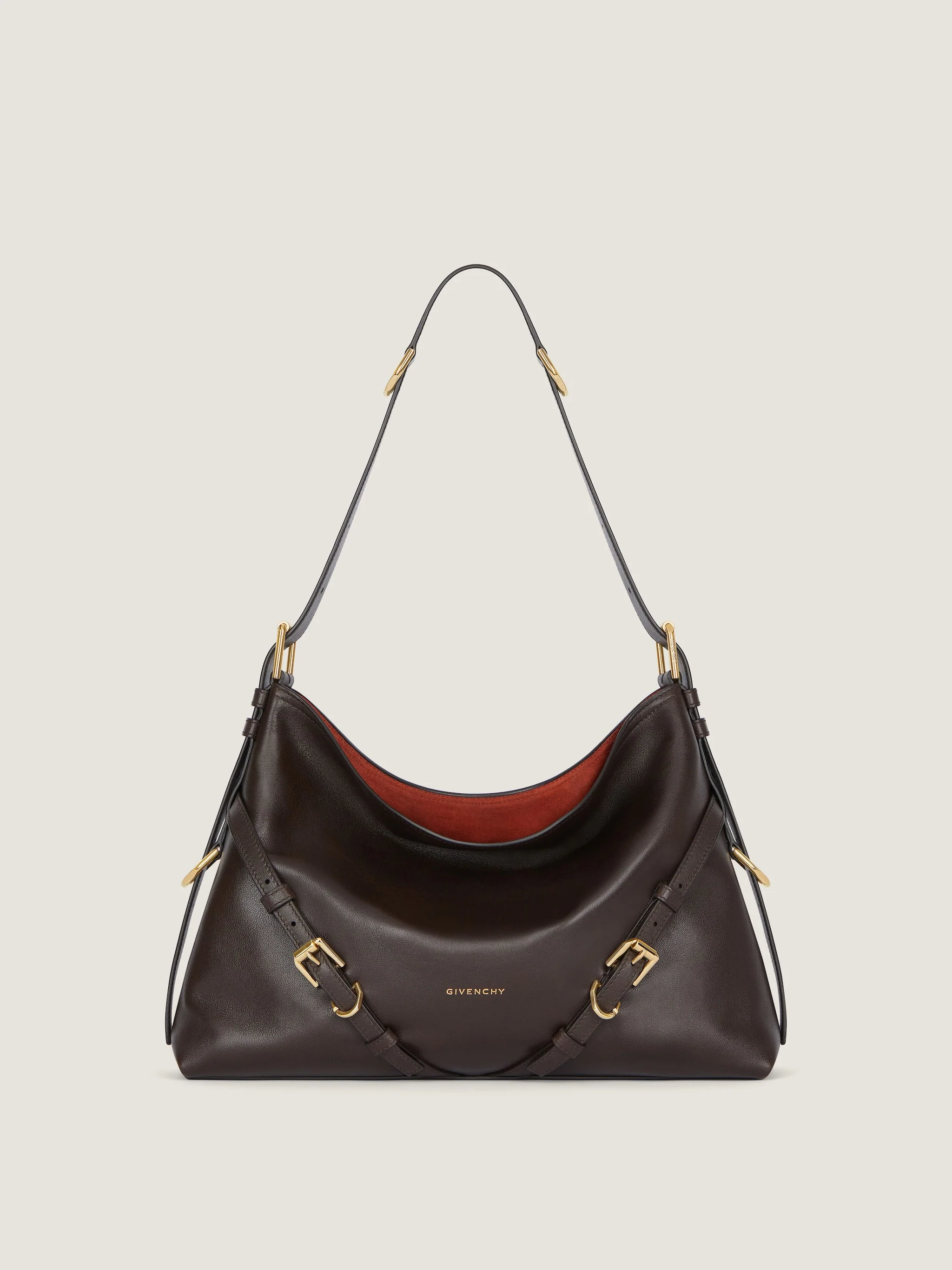 Medium Voyou Bag In Shiny Leather - Image 13