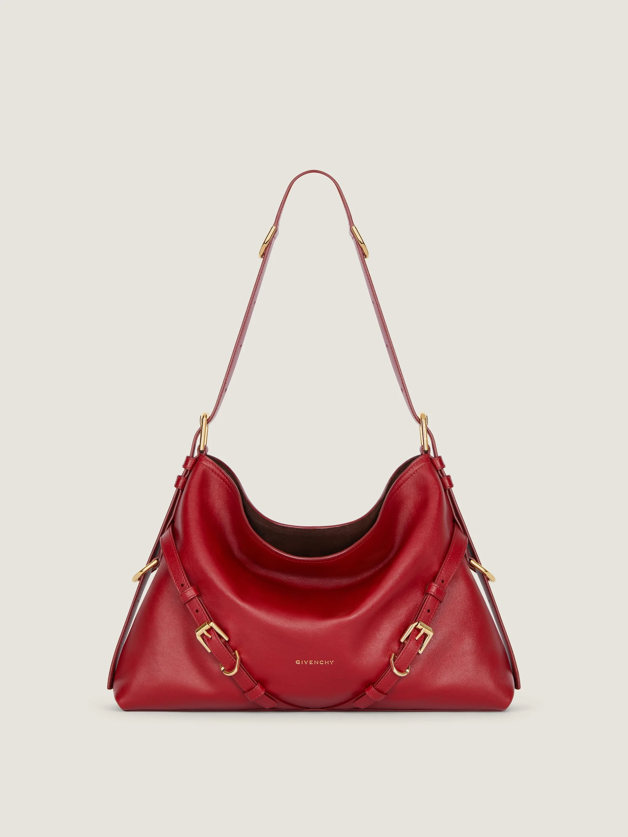 Medium Voyou Bag In Shiny Leather - Image 17