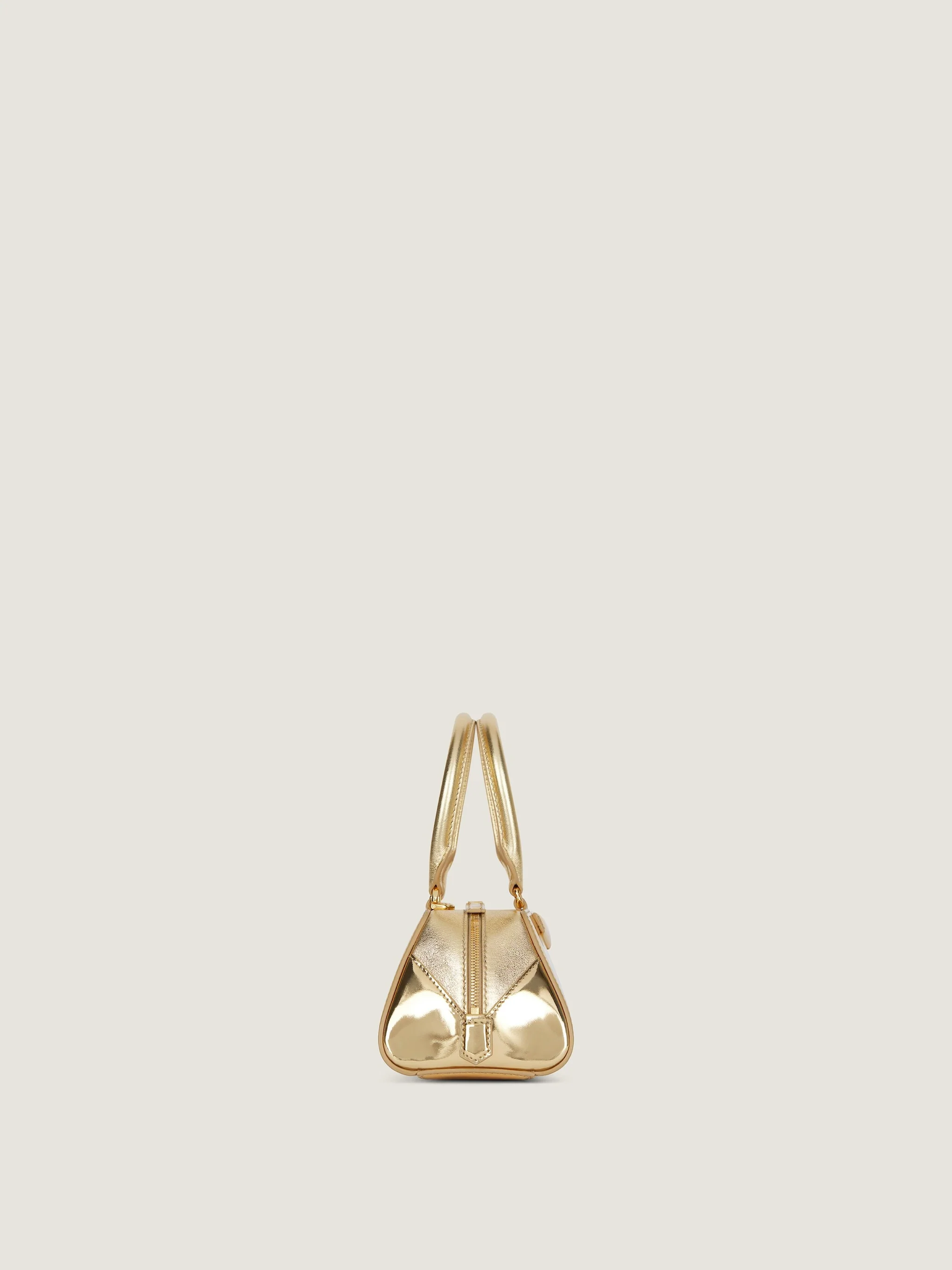 Mini Antigona East-west Bag In Laminated Leather - Image 4