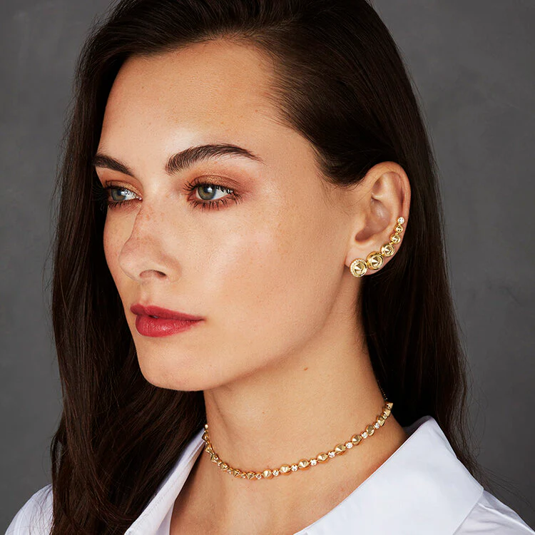 Necklace crafted 18K yellow gold Sahara Collection - Image 3