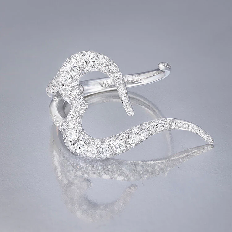 Ring crafted in 18K White Gold Amor Collection - Image 3