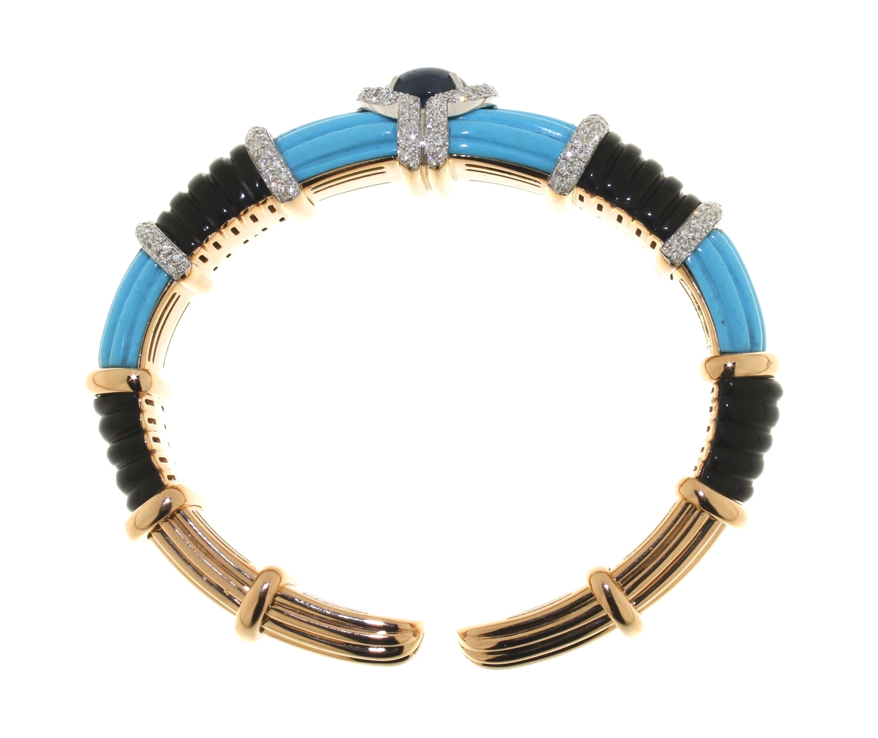 Rock'n'Roll Rose Gold Bangle - Image 3