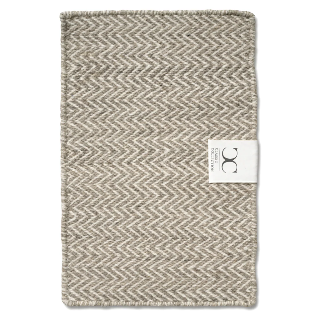 Rug Herringbone Natural/White - Image 3