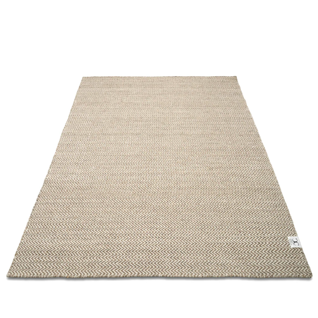 Rug Herringbone Natural/White - Image 4