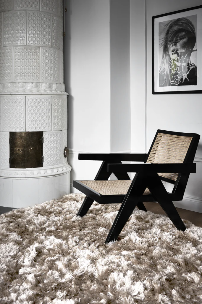 Rug Shaggy Champagne - Image 5