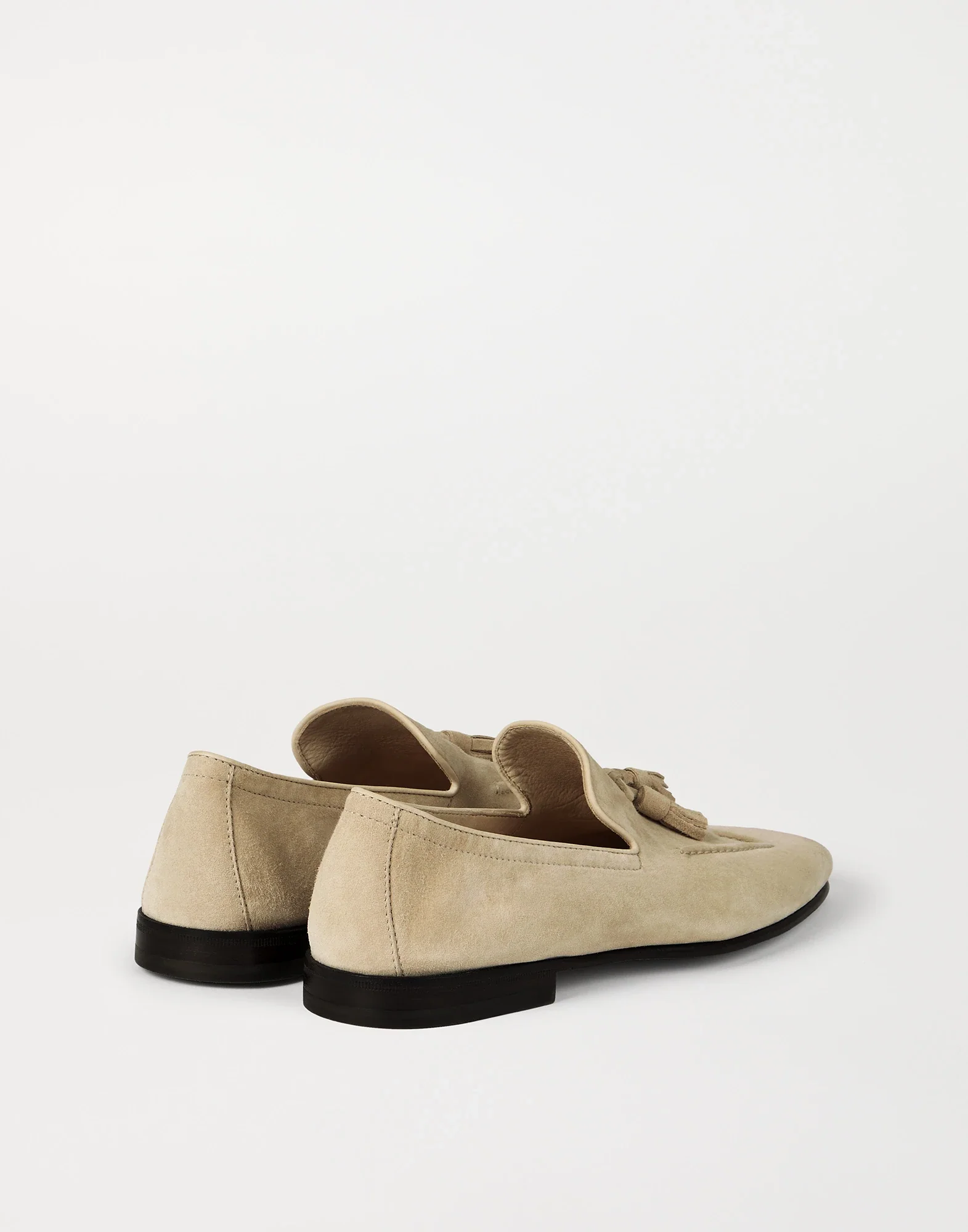 Suede Soft Loafers With Tassels - Image 5