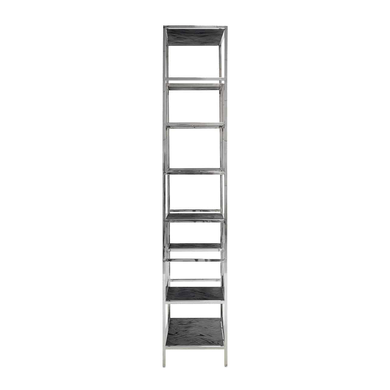 Wall Cabinet Blackbone Silver 7 Shelves - Image 3