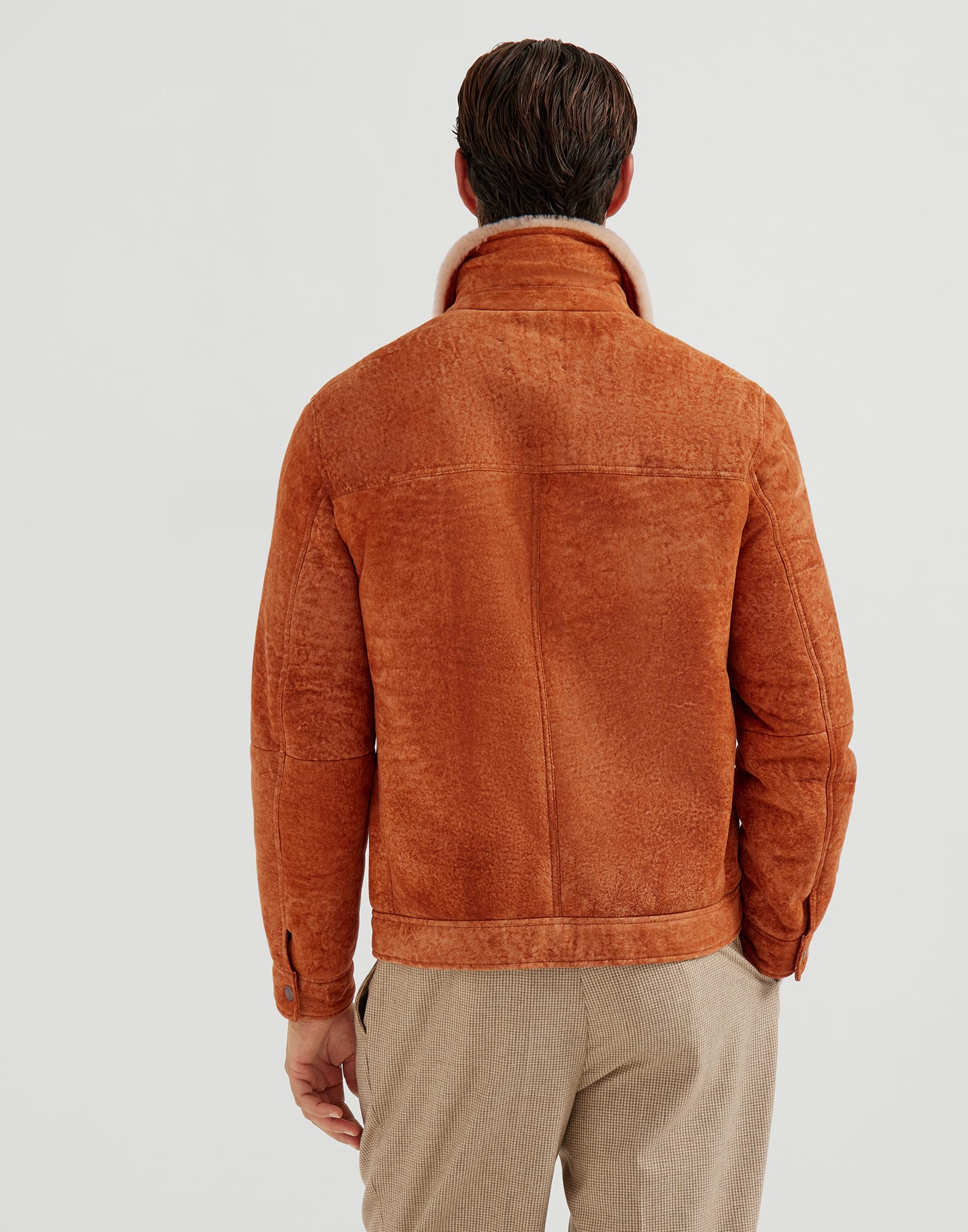 Waxed Shearling Jacket - Image 3