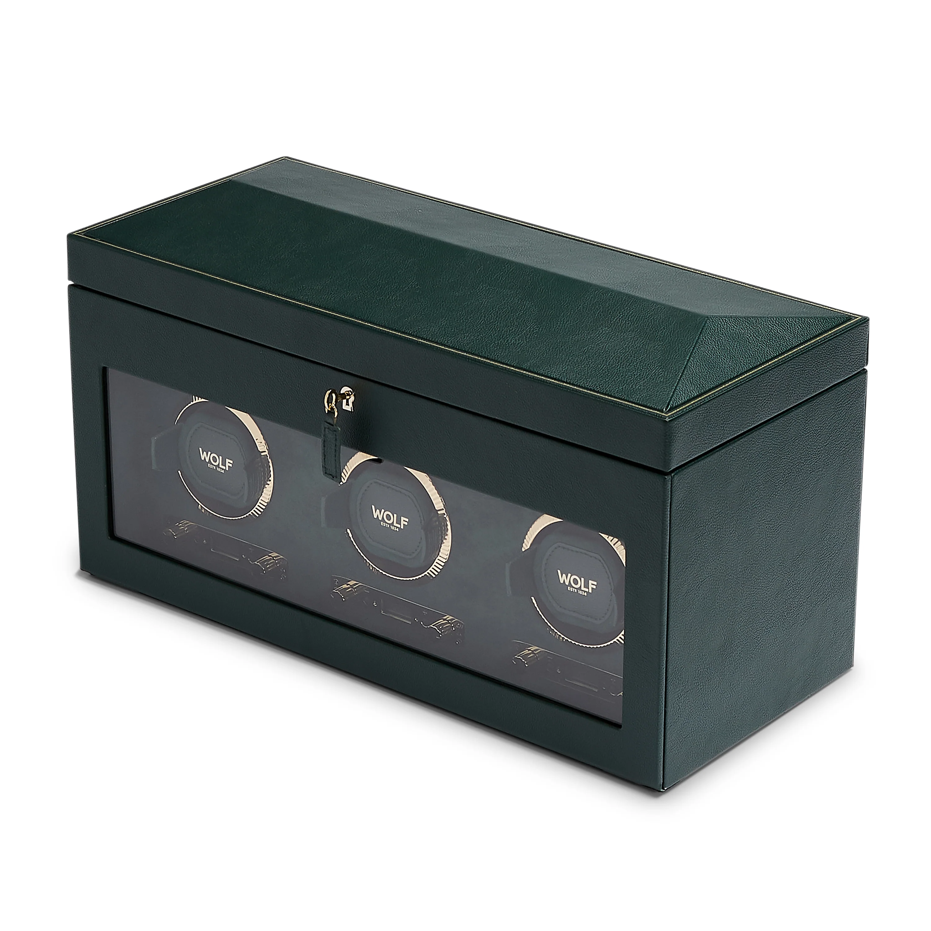 British Racing Triple Watch Winder With Storage - Image 3