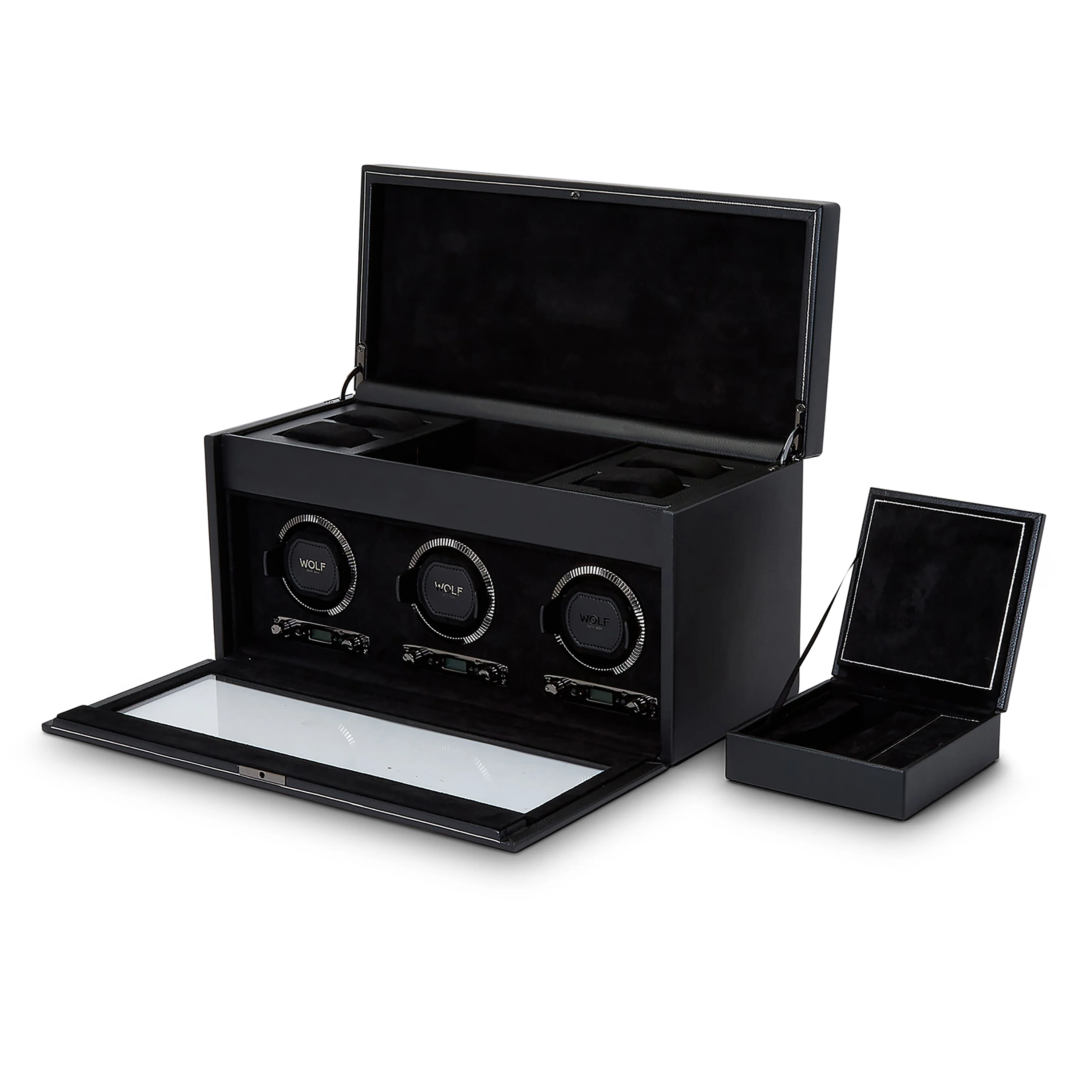 British Racing Triple Watch Winder With Storage - Image 5